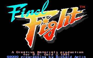 Final Fight screenshot 3 for Atari ST